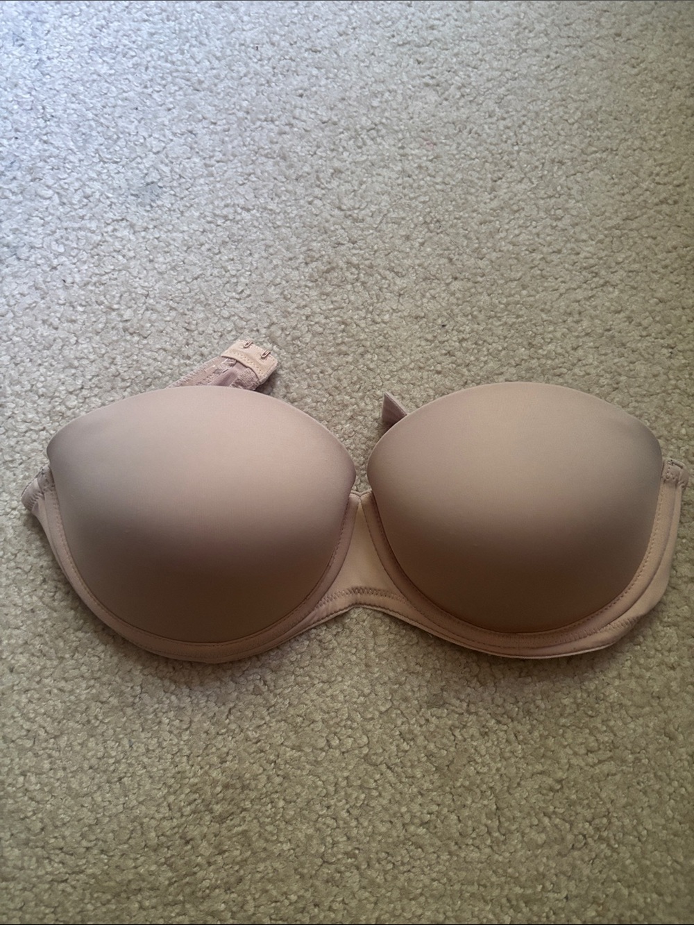 PINK Victoria's Secret Light Nude Strapless Push up bra with straps